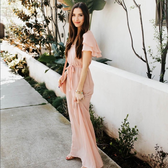 Nordstrom Dresses & Skirts - Blush pink maxi dress